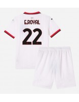 Otroške Nogometnih dresov AC Milan Emerson Royal #22 Gostujoči 2024-25 Kratki rokavi (+ hlače)